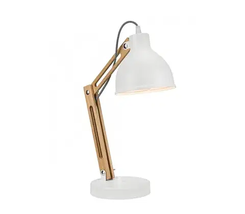 Lampy  Stolná lampa MARCELLO 1xE27/60W/230V LN-1.96 WHITE