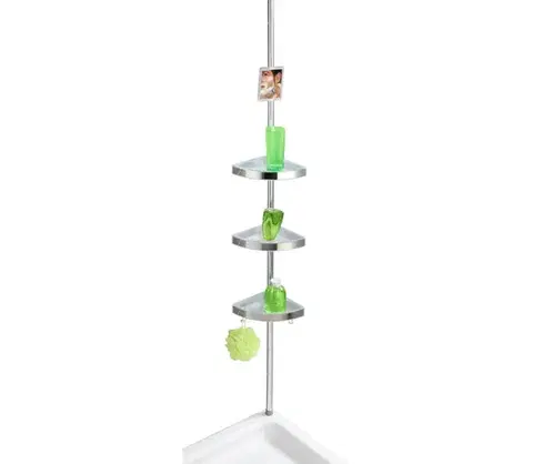 Svietidlá WENKO 22124100-Rohový element PREMIUM 27,5x260 cm strieborný 22124100
