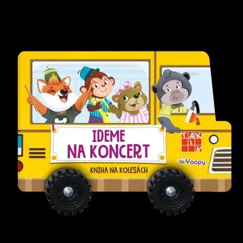 Leporelá, krabičky, puzzle knihy Ideme na koncert - kniha na kolesách