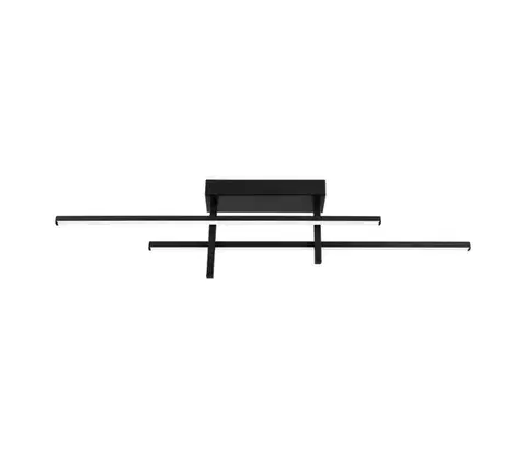 Svietidlá Eglo 901884 - LED stropné svietidlo TREPILIANO LED/20W/230V čierne 901884