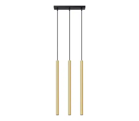 Svietidlá  SL.1196 - Luster na lanku PASTELO 3xG9/8W/230V zlatá SL.1196