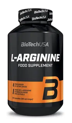 Anabolizéry a NO doplnky L-Arginine - Biotech USA 90 kaps.