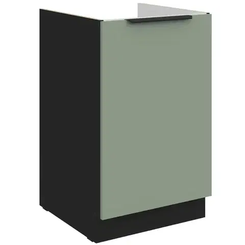 Kuchynské skrinky stojace Kuchynská skrinka Aria-Sa/Bl Anti Fingerprint 50zl 1f Bb