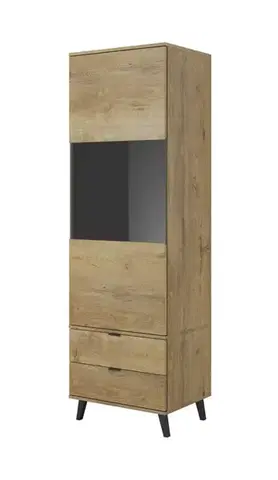 Knižnice Vysoká vitrína NEST W-2 Halmar