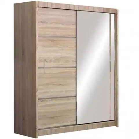 Šatníkové skrine Skriňa Vista 150 cm son
