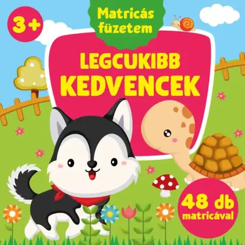 Nalepovačky, vystrihovačky, skladačky Legcukibb kedvencek - 48 db matricával - Mária Nagy