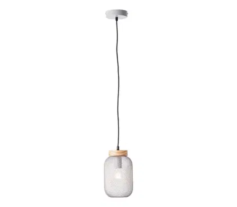 Svietidlá Brilliant - Luster na lanku GIADA 1xE27/40W/230V pr. 16 cm sivý 99109/40