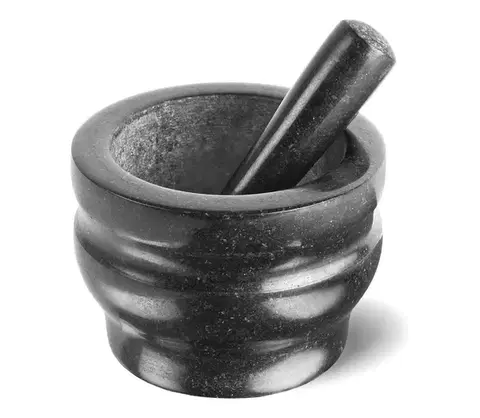 Kuchynské potreby Cole&Mason - Granitový mažiar s tĺčikom GRANITE pr. 18 cm žula/čierna H100379