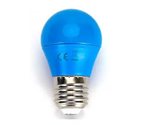 Žiarovky  B.V. LED Žiarovka G45 E27/4W/230V modrá -  100003OGC