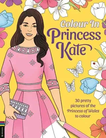 Nalepovačky, vystrihovačky, skladačky Colour in Princess Kate - Georgie Fearns