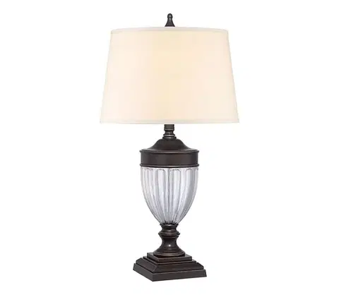 Lampy Elstead Quoizel QZ-DENNISON-PB - Stolná lampa DENNISON 1xE27/60W/230V bronzová QZ-DENNISON-PB