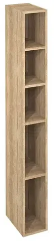 Kúpeľňový nábytok SAPHO - ESPACE otvorená policová skrinka 20x172x32cm, dub Alabama ESC100-2222