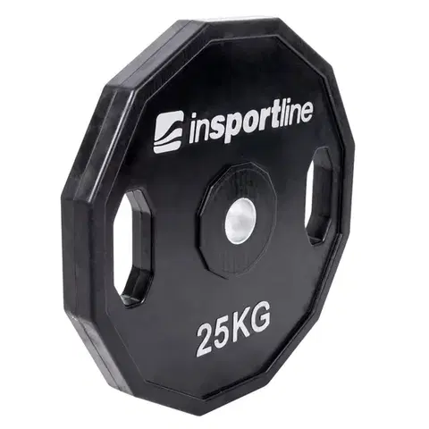 Závažia k činkám Pogumovaný kotúč inSPORTline Ruberton 25 kg 30 mm