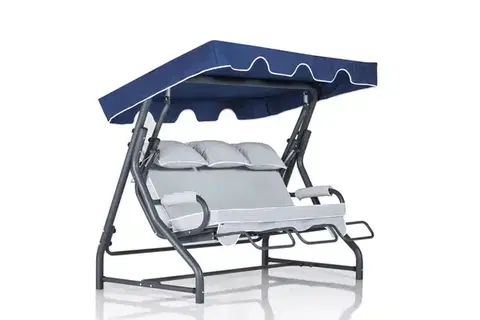 Záhradná hojdačky Garden Triple Swing Chair Salvia 1 - Multicolor
