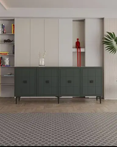 Komody Konzolový stolík Yuka 150 - Anthracite