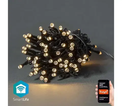 Vianočné osvetlenie Smart LED vianočný reťaz  WIFILX01W50 5m WiFi Tuya