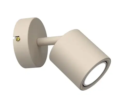Svietidlá  Nástenné bodové svietidlo DEMIA 1xGU10/8W/230V béžové 9253