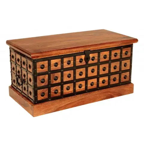 Truhlice Truhlica 90x45x45 Jali z indického masívu palisander