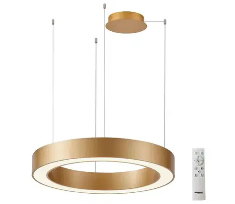Svietidlá Azzardo  - LED Stmievateľný luster na lanku MARCO LED/60W/230V zlatá + DO 