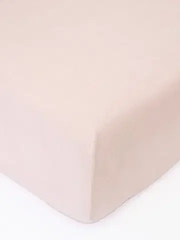 Plachty MKLozkoviny.sk Froté plachta 200 × 200 cm - púdrová