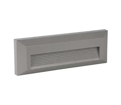 LED osvetlenie  LED Vonkajšie schodiskové svietidlo LED/3W/230V 4000K IP65 šedá 211330
