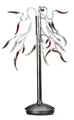 Stolové lampy Dekoratívna chrómová stolová lampa 3 Paprique