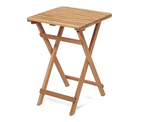 Záhradné stoličky a kreslá  Záhradný stolík 50x50 cm buk 644MYD1120