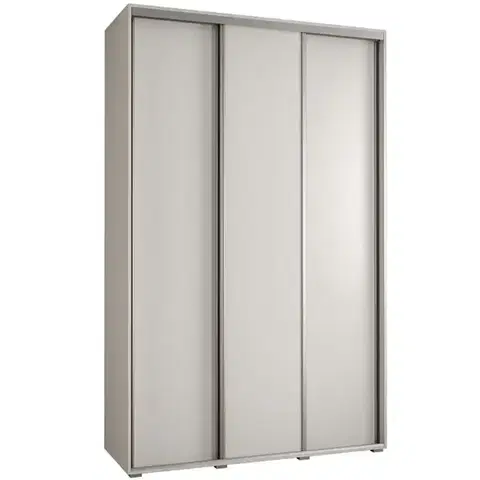 Šatníkové skrine Skriňa 45 Canaris 1 160 biela/silver