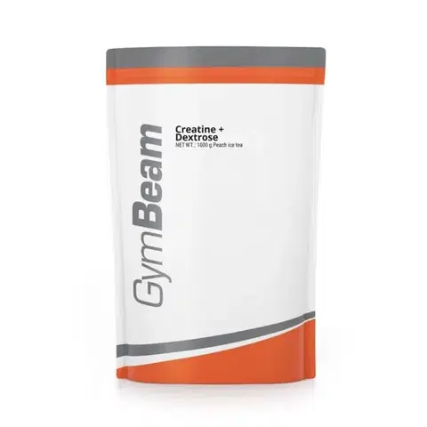 Kreatín Monohydrát GymBeam Creatine + Dextrose broskyňa ľadový čaj