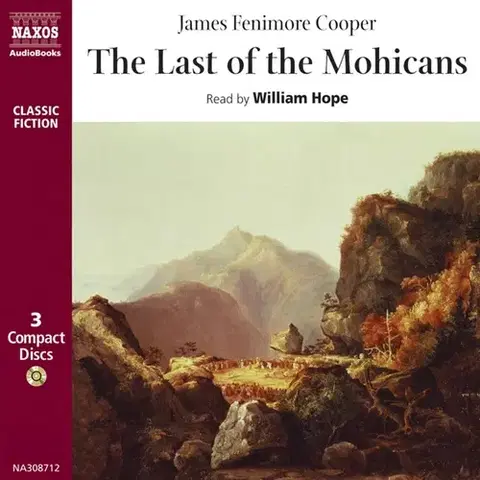 Svetová beletria Naxos Audiobooks The Last of the Mohicans (EN)