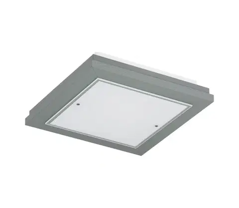 Svietidlá Argon 1868 - Stropné svietidlo TABOR 4xE27/15W/230V 42x42 cm sivé 1868