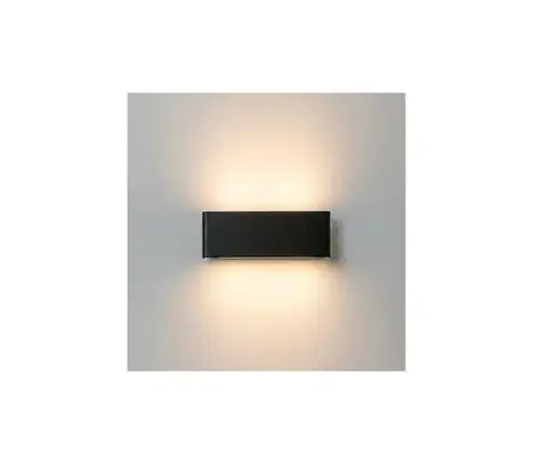 Svietidlá Ideal Lux - LED Nástenné svietidlo DELTA LED/10W/230V 3000K 30 cm CRI 90 čierna 336510