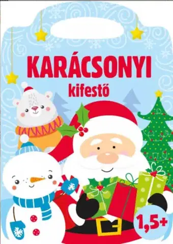 Nalepovačky, vystrihovačky, skladačky Karácsonyi kifestő