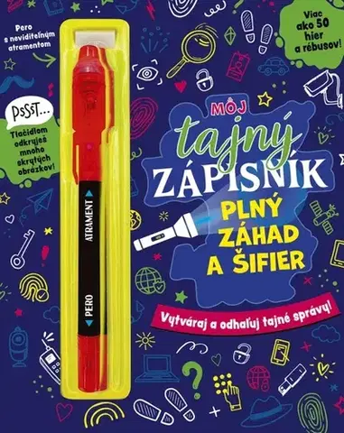 Pre deti a mládež - ostatné Môj tajný zápisník plný záhad a šifier - neuvedený,Lenka Sobolíková