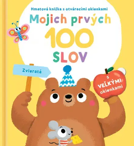 Leporelá, krabičky, puzzle knihy Mojich prvých 100 slov: Zvieratá
