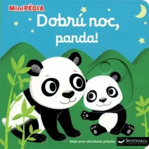Leporelá, krabičky, puzzle knihy MiniPÉDIA – Dobrú noc, Panda! - Nathalie Choux