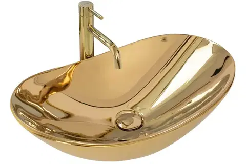 Umývadlá REA - Umývadlo na dosku Royal Gold REA-U4545