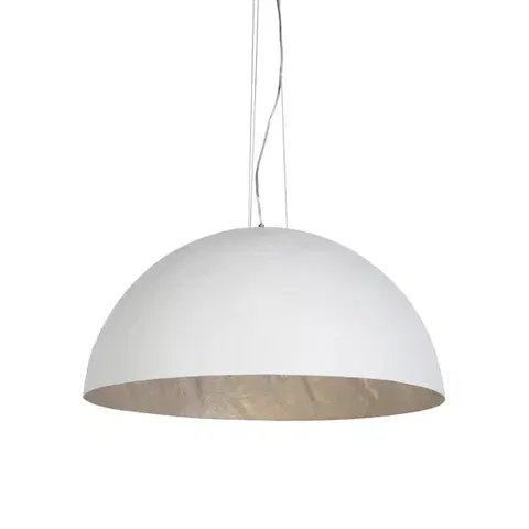 Závesné svietidlá Moderné závesné svietidlo biele 70 cm - Magna