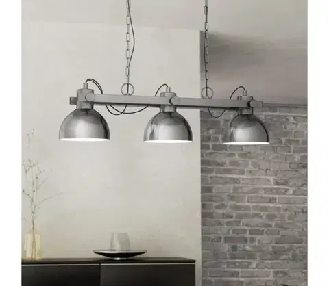 Svietidlá Eglo 43168 - Luster na reťazi LUBENHAM 3xE27/28W/230V 43168