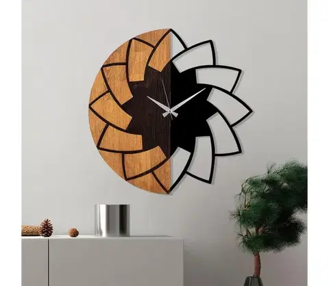 Predlžovacie káble  Nástenné hodiny pr. 56 cm 1xAA drevo/kov 539TNL1178
