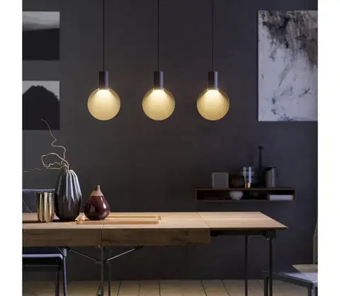 Svietidlá Eglo 900402 - LED Luster na lanku SARONA 3xGU10/4,5W/230V 3000K 900402