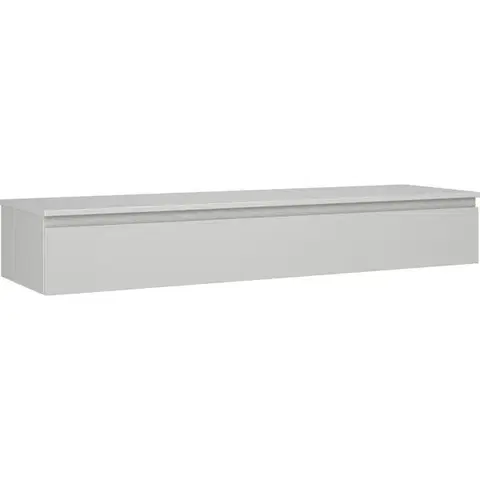 Kúpeľňový nábytok MEXEN/S - Orio kúpeľňová skrinka pod umývadlo 160 cm s doskou, 1 šuplík, sivá mat 91A10-16023-1-BFC62
