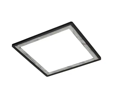 Svietidlá Briloner 7457-414 - LED stropné svietidlo SLIM LED/18W/230V 4000K 29x29 cm čierne 7457-414