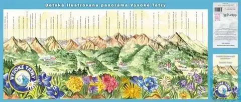 Učebnice - ostatné Detská ilustrovaná panoráma Vysoké Tatry - hravá škola - Johana Chrienová,Michal Klaučo