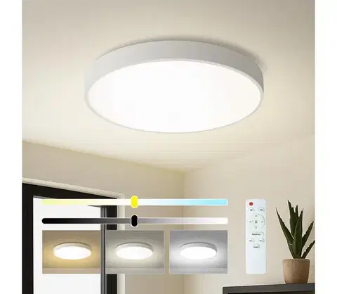 Svietidlá BRILAGI - LED stmievateľné svietidlo POOL LED/60W/230V 3000-6000K priemer 60 cm biela + diaľkové ovládanie BRI351