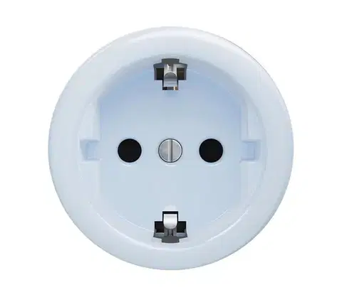 Predlžovacie káble Reblig - Retro domová zásuvka SCHUKO 230V/16A bez rámčeka, modrá M/ZS