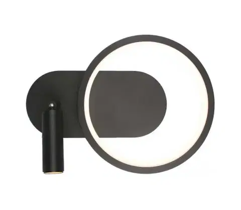 Svietidlá  LED Nástenné svietidlo LED/14W/230V 4000K čierna 14980