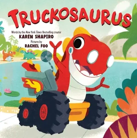Leporelá, krabičky, puzzle knihy Truckosaurus - Karen Shapiro