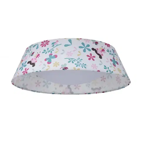 Stropná svetla Stropná lampa pre dievčatá, stropná lampa 16W LED 6500K s tienidlom