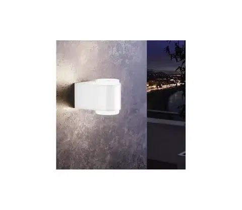 Záhradné lampy Eglo 95077 - Vonkajšie nástenné svietidlo BRIONES 2xLED/3W/230V IP44 95077